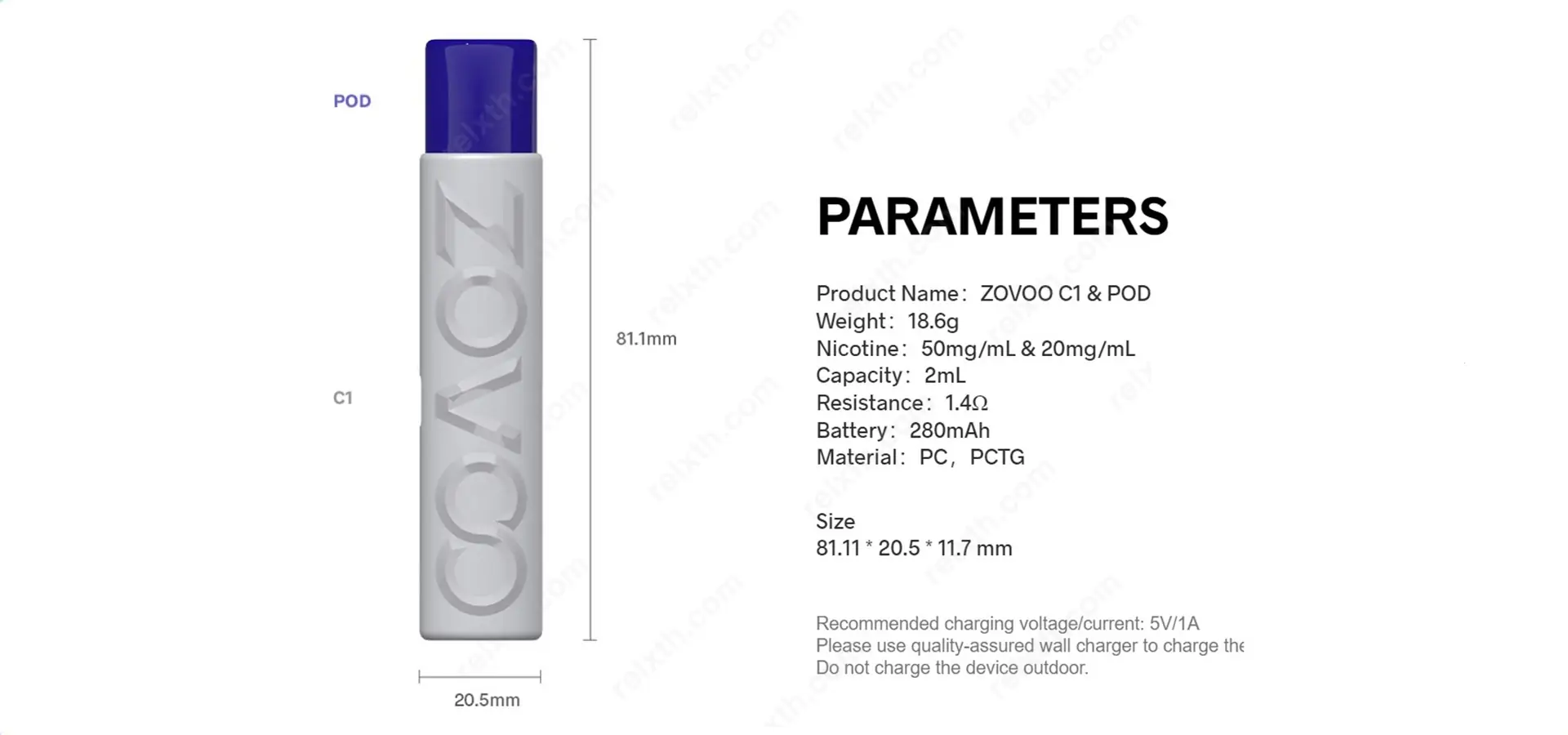 zovoo c1 pod device