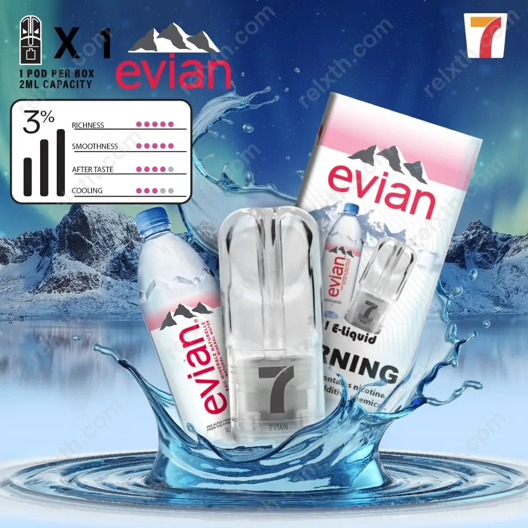หัวน้ำยา-7-11-pod-relx-evian 7 11 pod relx evian