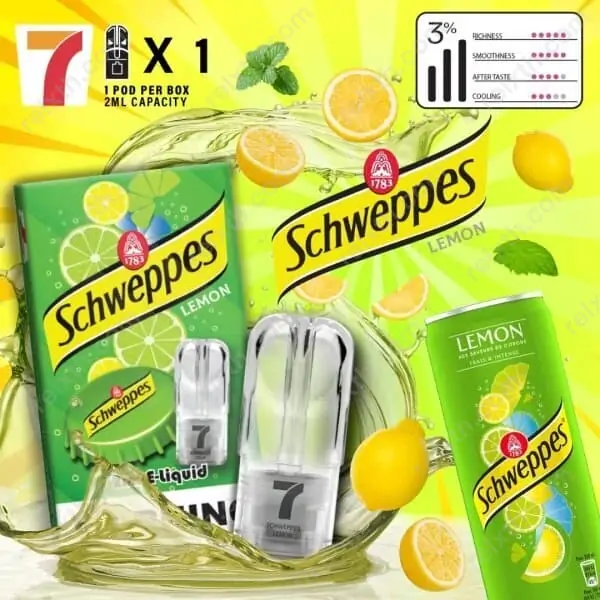 หัวน้ำยา-7-11-pod-relx-schweppes-lemon 7 11 pod relx schweppes lemon