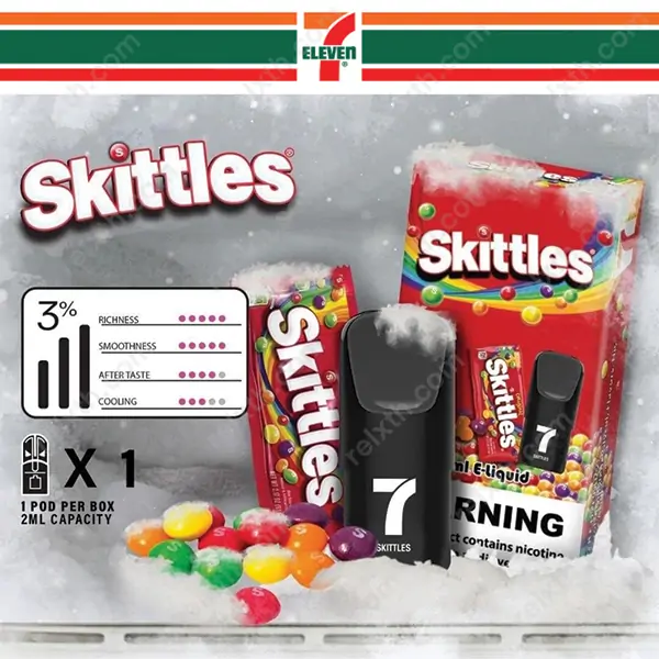 หัวน้ำยา-7-11-pod-relx-skittles 7 11 pod relx skittles