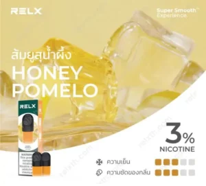 relx infinity pod golden crystal honey pomelo 2pcs