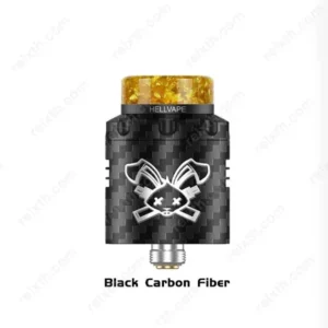 อะตอม dead rabbit v3 rda black carbon fiber